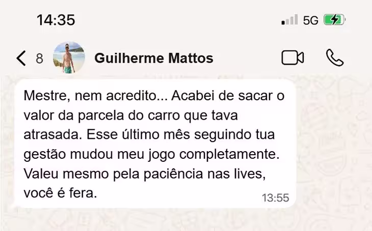 Depoimento de Guilherme Mattos