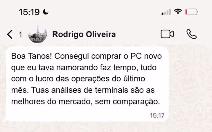 Depoimento de Rodrigo Oliveira